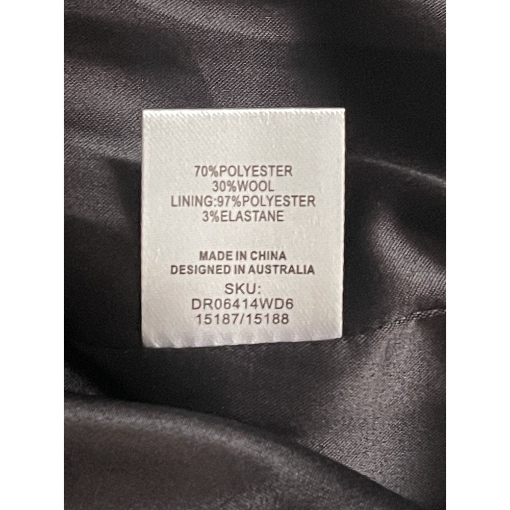 NWT Meshki Black Beth Tweed Mini Dress Wool Blend Sparkly Sz XS LBD Old Money - Picture 12 of 15